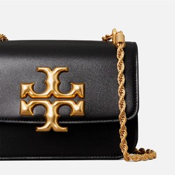 TORY BURCH 汤丽柏琦 Eleanor 小号单肩斜挎包 - 黑色