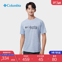 Columbia哥伦比亚户外23春夏新品男子钛金系列速干短袖T恤AE5153 430 L(180/100A)