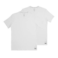 Calvin Klein 男士V领T恤 2件装 NU8697A-001