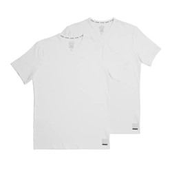 Calvin Klein 卡尔文·克莱 男士V领T恤 2件装 NU8697A-001