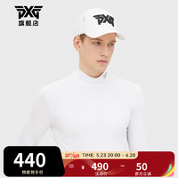PXG韩国进口高尔夫男士球帽  刺绣均码时尚棒球帽golf潮牌透气运动帽 PHPPU850201 白色