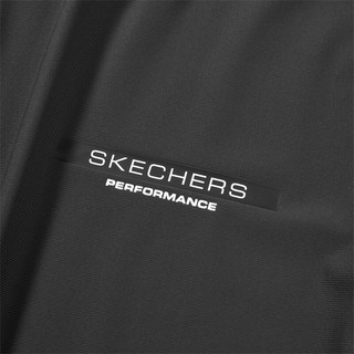 斯凯奇小紫盾丨Skechers2023年男子连帽速干轻薄外套长袖上衣 P223M075-0018 碳黑 XXL