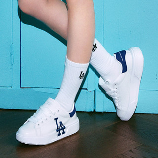MLB 男女复古小白鞋时尚休闲运动板鞋厚底增高新款