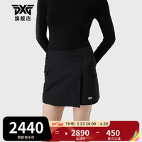 PXG高尔夫服装女士短裙 23春夏新款设计感包臀裙防走光golf运动裙子 PHPPW550121 黑色 M
