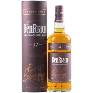 行货本利亚克班瑞克雪莉桶12年斯佩塞单一麦芽威士忌洋酒Benriach