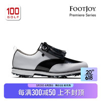 Footjoy高尔夫球鞋女23新品Premiere Series时尚舒适FJ运动带钉鞋 白色/黑色99040 36