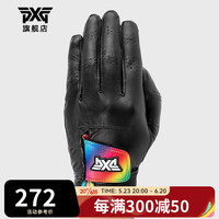 PXG高尔夫男士手套单支防滑透气耐磨小羊皮真皮手套23新款golf配件 单支左手 黑色 XL（26码）
