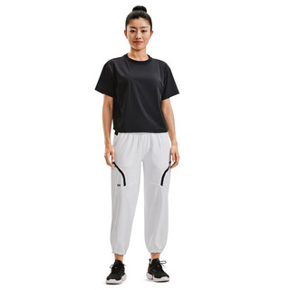 安德玛（UNDERARMOUR）春夏Unstoppable女子训练运动长裤1376927 白色100 XL