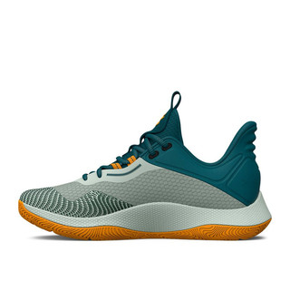 安德玛（UNDERARMOUR）库里Curry HOVR Splash 男子篮球运动鞋3025636 绿色300 42.5