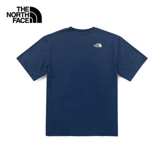 北面（The North Face）北面短袖户外T恤男外吸汗透气23上新81MV HDC/蓝色 M/170