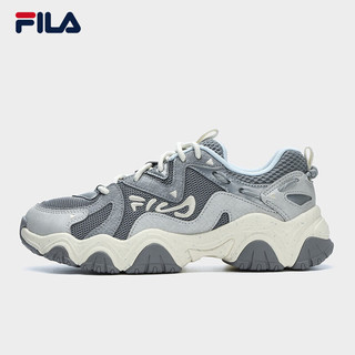 FILA 斐乐官方FLUID 4女鞋复古运动鞋2023夏老爹鞋厚底休闲鞋