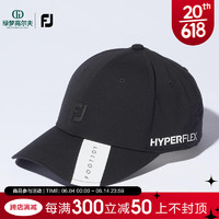 Footjoy高尔夫球帽男女士球帽23年新款golf帽子春夏季遮阳帽运动休闲帽 黑/白FH23WHYP-01