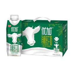 Bright 光明 优加有机4.0乳蛋白全脂梦幻盖纯牛奶250ml*10盒 端午节礼盒