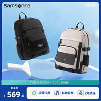 Samsonite新秀丽学生书包大容量男女双肩包多功能轻盈抗菌背包NW4