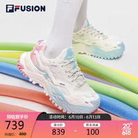 FILA FUSION斐乐潮牌BIANCO女鞋厚底鞋2023夏季运动鞋休闲鞋