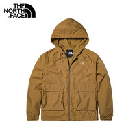 THE NORTH FACE 北面 冲锋衣男23春夏新款户外防风防水连帽休闲夹克外套7WDO 173 M