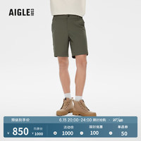AIGLE艾高2023年夏季新品ACS23MBOT004男士DFT速干吸湿排汗户外短裤 灌木绿 AJ851 44(180/88A)