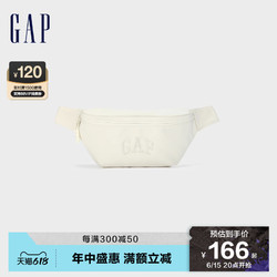 Gap 盖璞 男女装夏季2023新款LOGO尼龙斜挎包单肩包673795休闲腰包潮