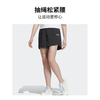 adidas阿迪达斯官方三叶草女装夏新款运动短裤IK8604 黑色/岩层沙暴土 A/XS