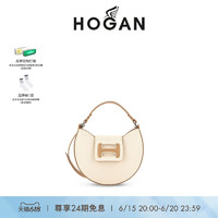 HOGAN女包2023春夏新品H-BAG斜挎包月牙包单肩腋下包