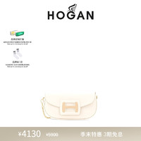 HOGAN女包2023春夏新品H-BAG斜挎包月牙包单肩腋下包