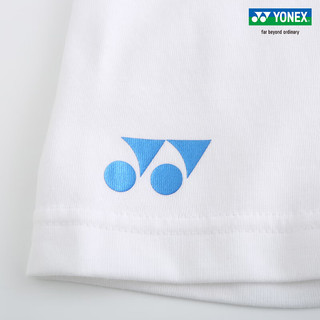 YONEX/尤尼克斯 10068LDCR 2023SS林丹系列 男款运动T恤yy 白色 M