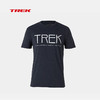崔克（TREK）时尚复古徽标印花LOGO柔软舒适耐穿耐洗短袖T恤 海军蓝色 S