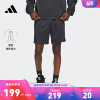 adidas阿迪达斯官方男装春季新款篮球宽松运动短裤IC2407 碳黑/黑色 A/M7