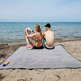 何大屋（Hodtown）野餐垫户外加厚防潮垫耐磨沙滩垫大尺寸便携户外休闲野餐垫子 200x200 cm