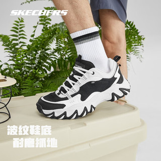 SKECHERS 斯凯奇 野火鞋丨Skechers夏季缓震运动休闲鞋子男透气耐磨户外跑步男鞋