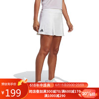 阿迪达斯 （adidas） 女子 网球系列 CLUB PLEATSKIRT 运动 梭织裙 HT7184 L码