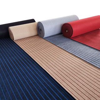 纳仕德 DMQ943 办公室全铺地毯间隔绒防滑地垫 咖驼六角1.5宽（1平价）