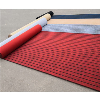 纳仕德 DMQ943 办公室全铺地毯间隔绒防滑地垫 咖驼六角1.5宽（1平价）