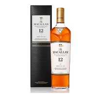 MACALLAN 麦卡伦 12年 雪莉桶 单一麦芽 苏格兰威士忌 40%vol 礼盒装