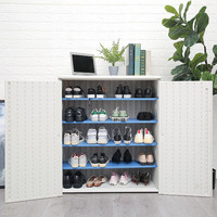 KINYING阳台储物柜露台室外鞋柜防水防晒储藏柜收纳柜杂物柜 层板两个