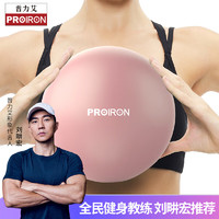 PROIRON瑜伽球 普拉提球25cm小球孕妇儿童平衡球加厚防爆体操健身球 粉色