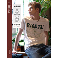 VICUTU 威可多 胶囊系列 男士短袖T恤 VRW88264509