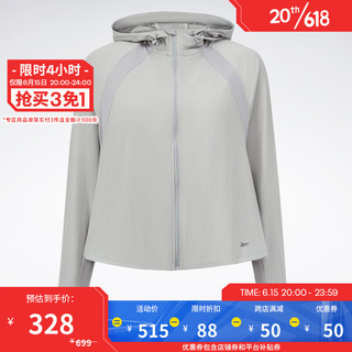 Reebok锐步官方防晒衣女23春夏新款梭织外套夹克户外23RCS106W 23RCS106WGG0 A/S