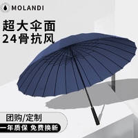 MOLANDI 莫兰迪 5003 24骨直杆晴雨伞 藏青色