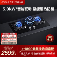 方太TH61B煤气灶双灶家用节能燃气灶炉天然气灶台式嵌入式猛火灶