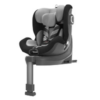 PLUS会员：HBR 虎贝尔 E360  360度旋转isofix 儿童安全座椅E360-黑灰色