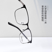 Calvin Klein 002黑金色镜框 CK19312A