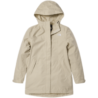 北面（The North Face）2022秋冬新款女户外防风防水连帽外套冲锋衣81NR 81NR738(卡其色) S