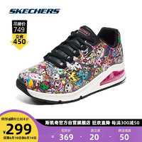 SKECHERS 斯凯奇 Tokidoki潮牌联名女士休闲运动板鞋155226 多彩色/MLT 35.5