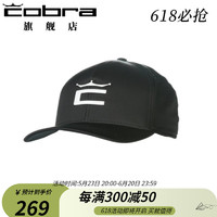 COBRA 高尔夫球帽 Crown蛇王小球员儿童遮阳帽子 深蓝色 均码 帽后可调