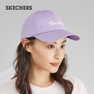 Skechers斯凯奇缤纷休闲系列多色简约鸭舌帽女运动棒球帽男帽子 浅雪青色/00EW 均码