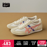 Onitsuka Tiger鬼塚虎运动休闲鞋男轻便慢跑鞋2023新款MACHU RACER 1183B877-200 米色/橙色 39.5