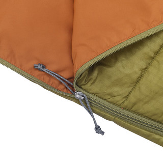 凯乐石信封式睡袋户外露营保暖15°C可展开棉睡袋 橄榄油绿 M