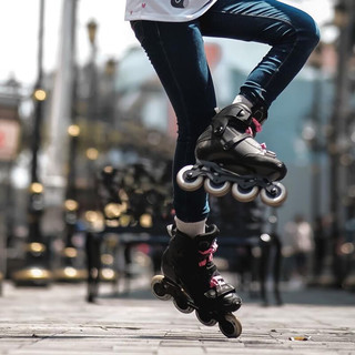 Rollerblade轮滑鞋成人专业平花式碳纤维旱冰鞋可调香蕉架刷街滑轮溜冰 40