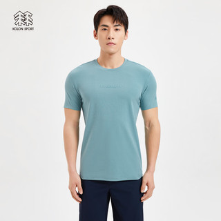 KOLON SPORT/可隆速干T恤 SECO系列 男子户外吸湿运动抗菌短袖 LHRT3MT561-AQ 浅绿 170/M